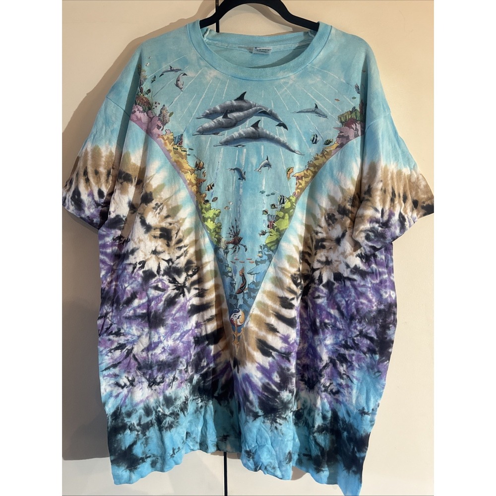 Vintage 1990 Liquid Blue Atlantis Kingdom T Shirt John Connell FOTL Tag AOP XXL - Picture 1 of 16